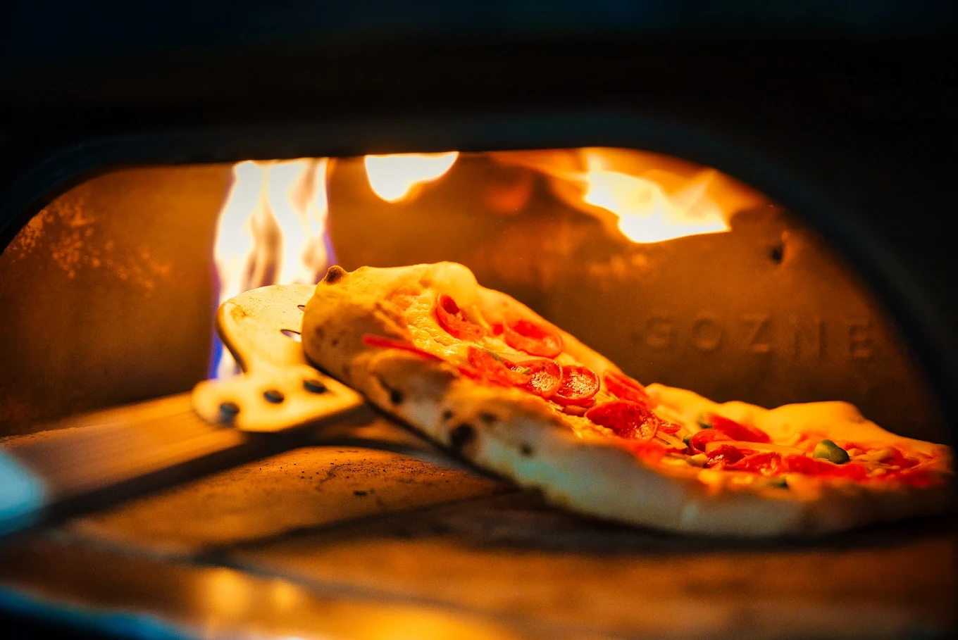 Wood-fired pizza oven